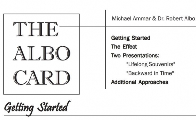 Michael Aammar & Dr Robert Albo - The Albo Card - Click Image to Close