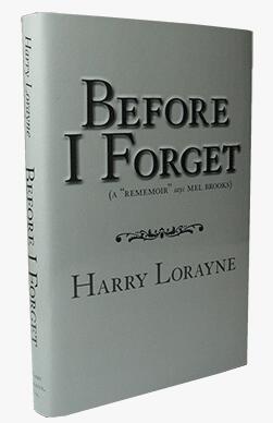 Harry Lorayne - Before I Forget - Click Image to Close