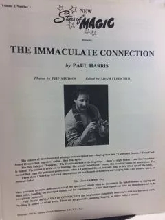 THE IMMACULATE CONNECTION BY PAUL HARRIS - Click Image to Close