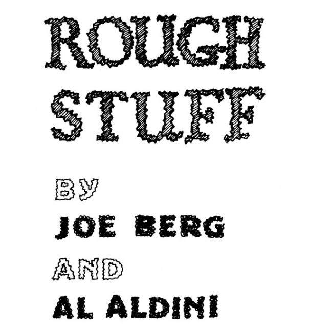Rough Stuff - Joe Berg and Al Aldini - Click Image to Close