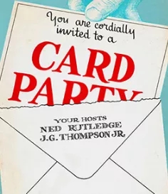 Card Party - Ned Rutledge and JG Thompson Jr. - Click Image to Close