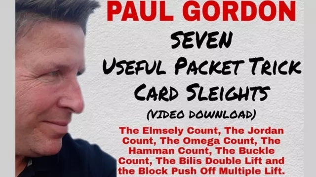 Seven Useful Packet Trick Card Sleights by Paul Gordon - Click Image to Close