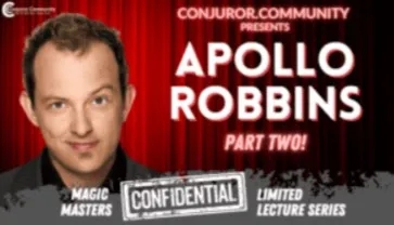 Apollo Robbins Magic Masters Confidential Part 2 - Click Image to Close