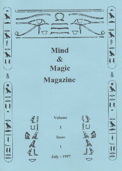 Ted Lesley Mind Magic magazine Vol1 Issue 1 July 1997 - Click Image to Close