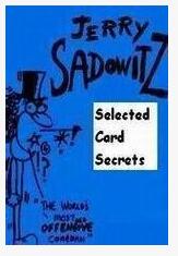 Jerry Sadowitz - Selected Card Secrets - Click Image to Close