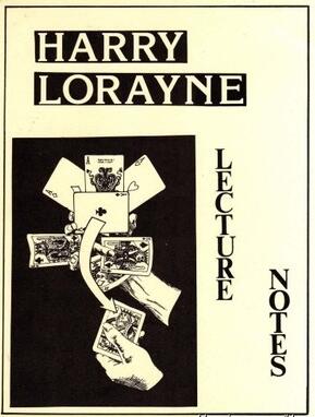 Harry Lorayne - Lecture Notes - Click Image to Close