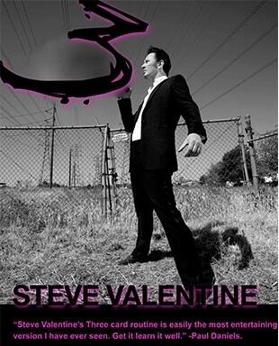Steve Valentine - 3 Card Routine - Click Image to Close