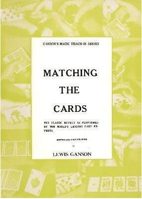Lewis Ganson - Matching the Cards Teach-In - Click Image to Close