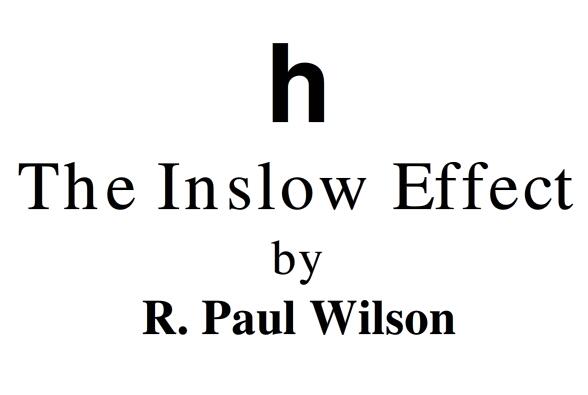 Paul Wilson - The Inslow Effect - Click Image to Close