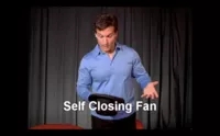 Self Closing Fan By Tony Clark - Click Image to Close