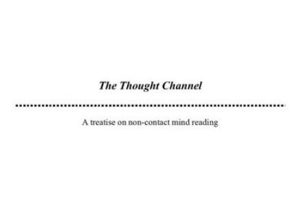Jerome Finley - The Thought Channel - Click Image to Close