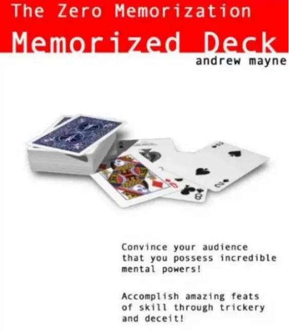 The Zero Memorized Deck by Andrew Mayne