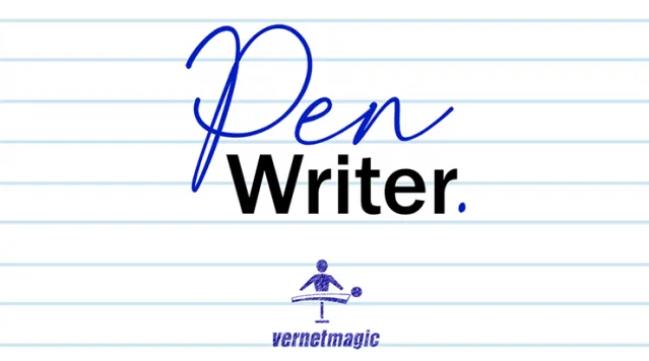 PEN WRITER Black (Online Instructions) by Vernet Magic - Click Image to Close